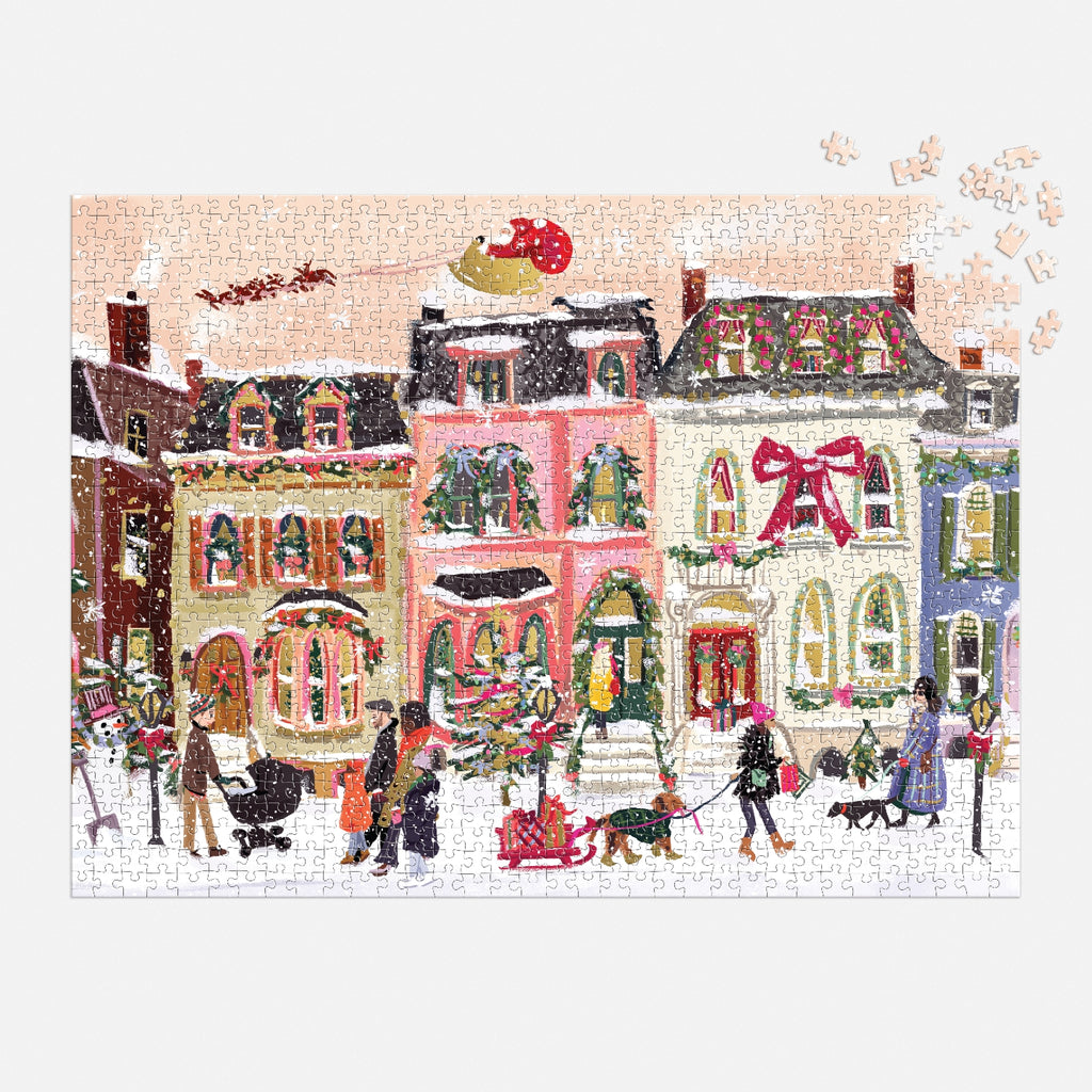 Galison | 1000 Pieces | Snowfall on Main Street