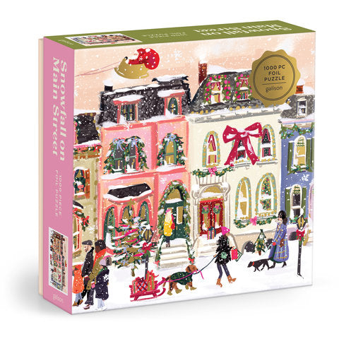 Galison | 1000 Pieces | Snowfall on Main Street