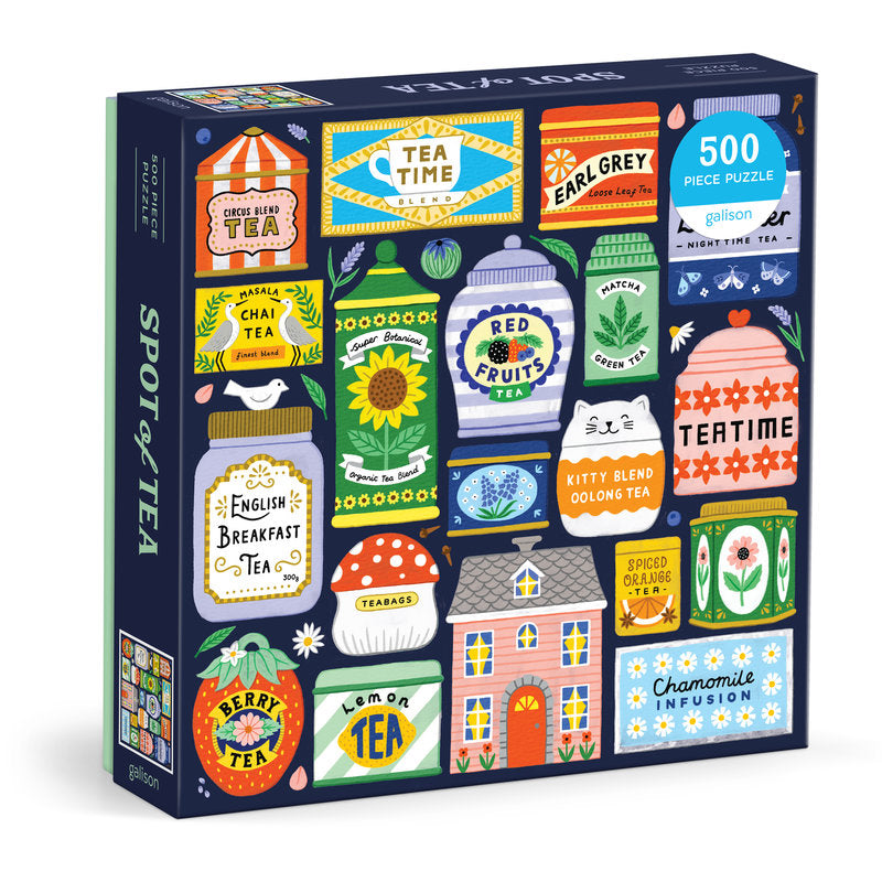 Galison | 500 Pieces | Spot Of Tea Puzzle