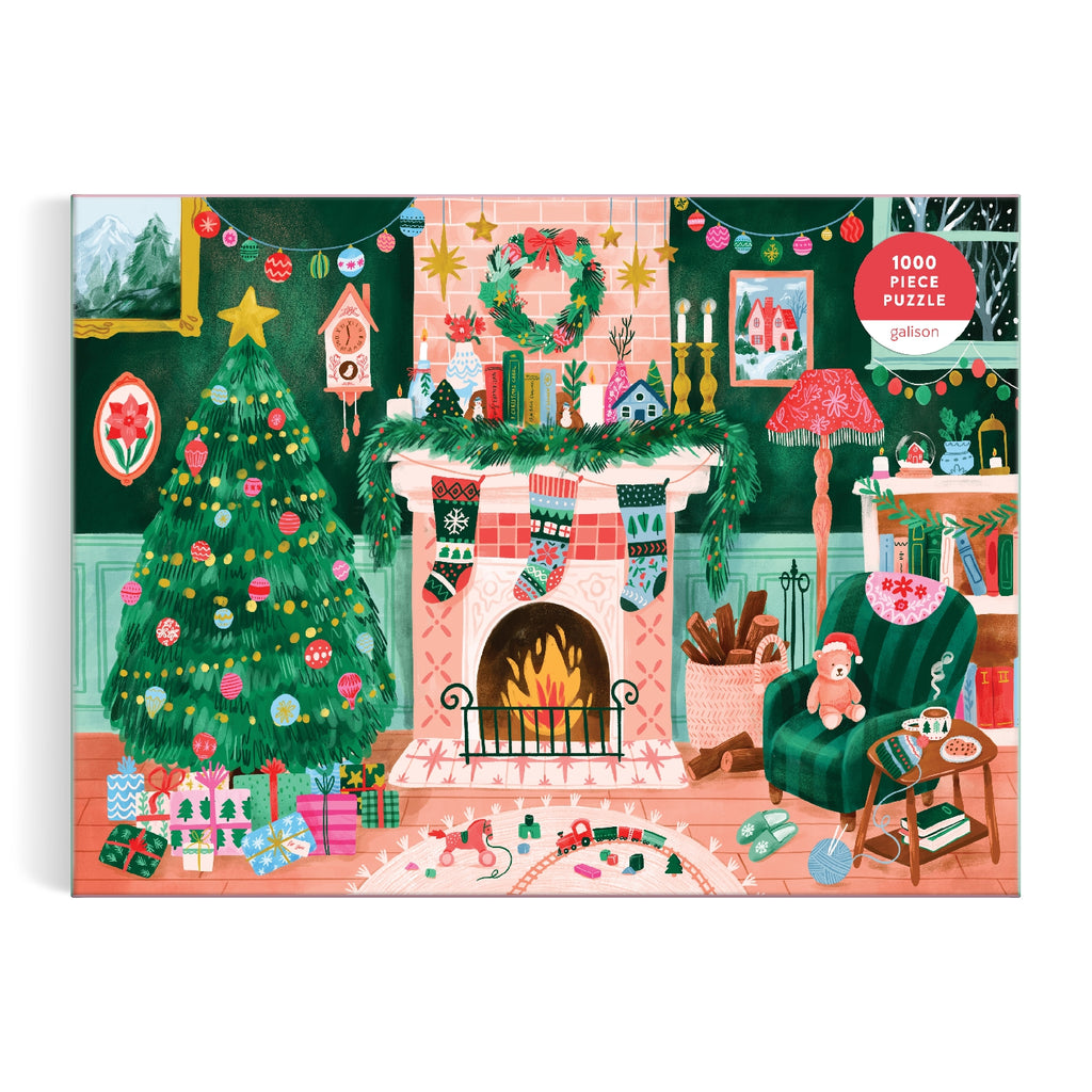 Galison | 1000 Pieces | Cozy by the Fireplace