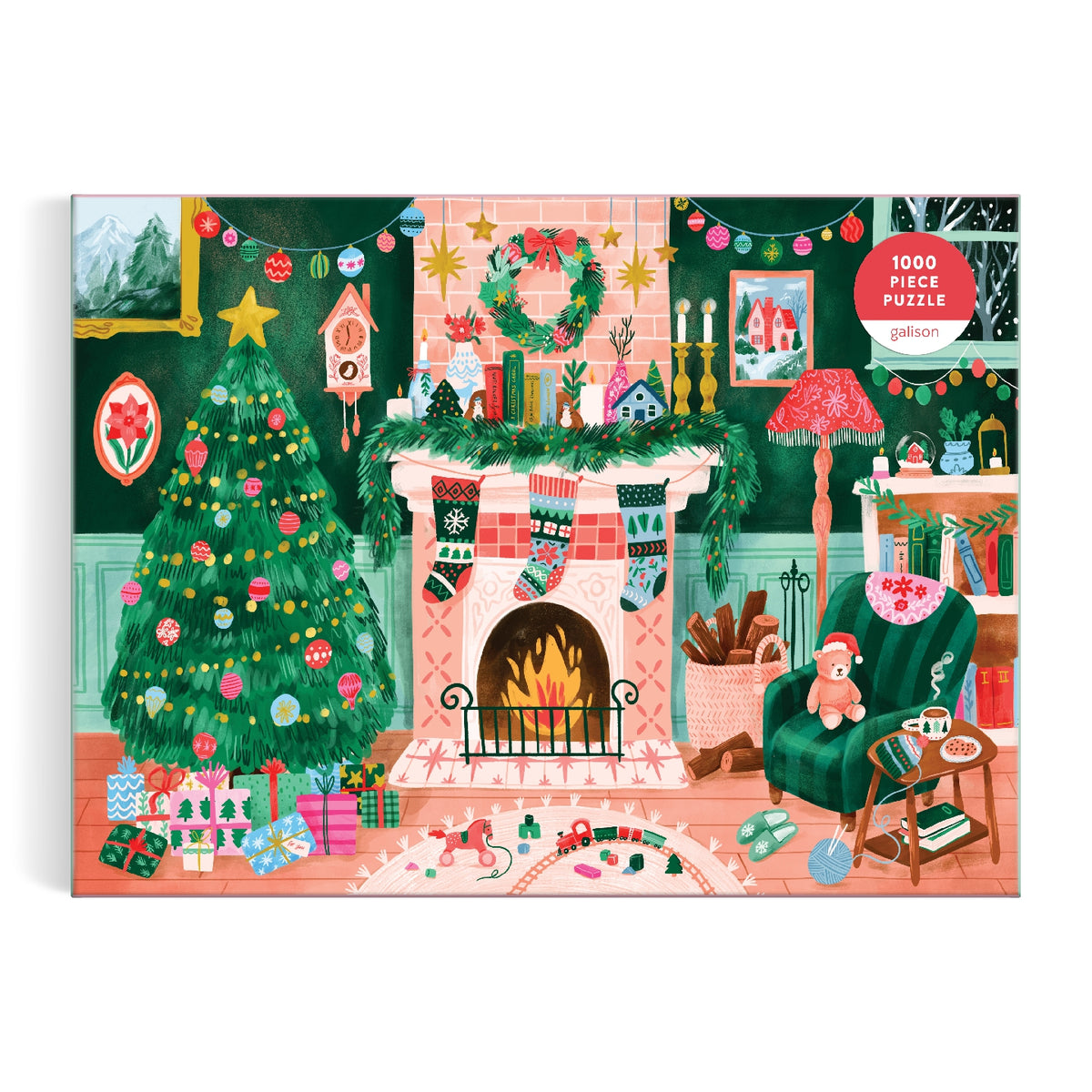 Galison | 1000 Pieces | Cozy by the Fireplace