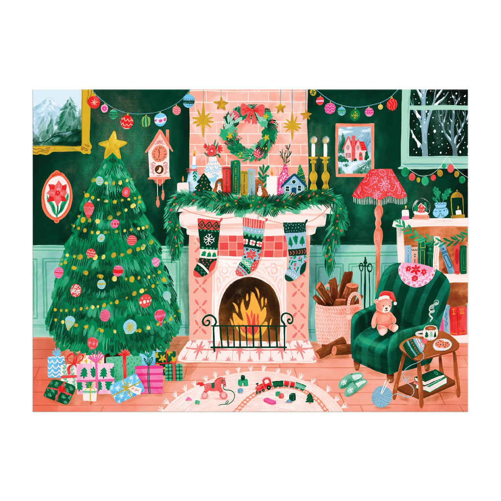 Galison | 1000 Pieces | Cozy by the Fireplace