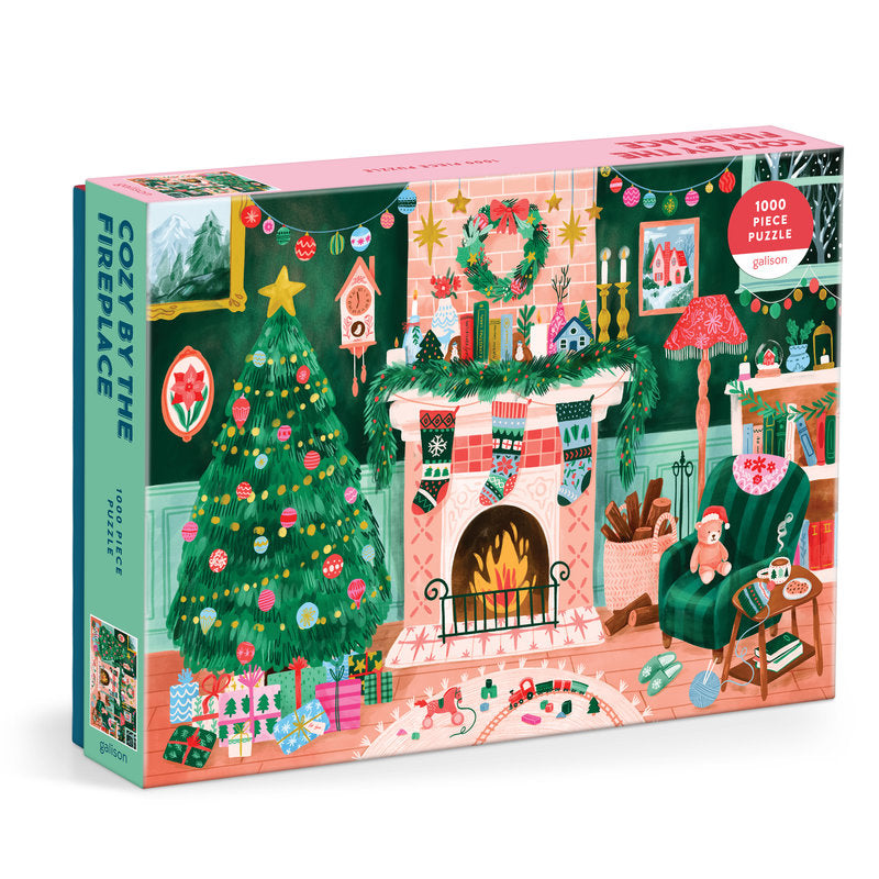 Galison | 1000 Pieces | Cozy by the Fireplace