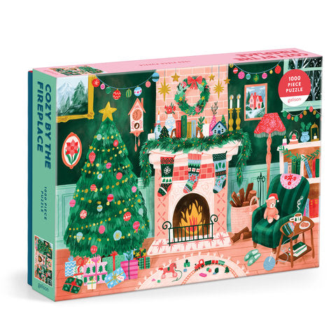 Galison | 1000 Pieces | Cozy by the Fireplace