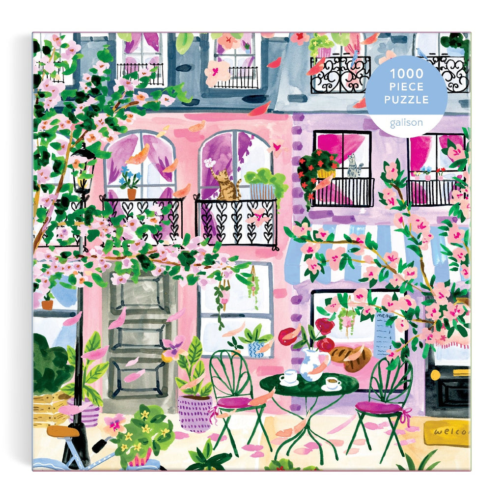 Galison | 1000 Pieces | Cherry Lane Blossoms Puzzle