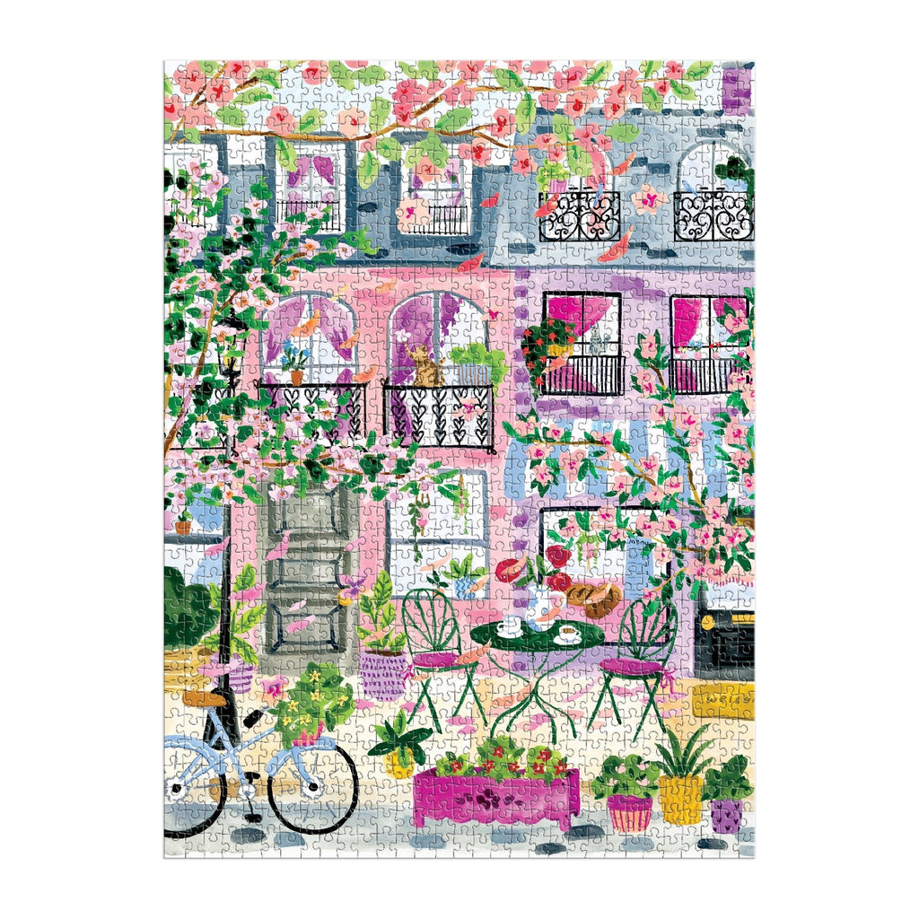 Galison | 1000 Pieces | Cherry Lane Blossoms Puzzle