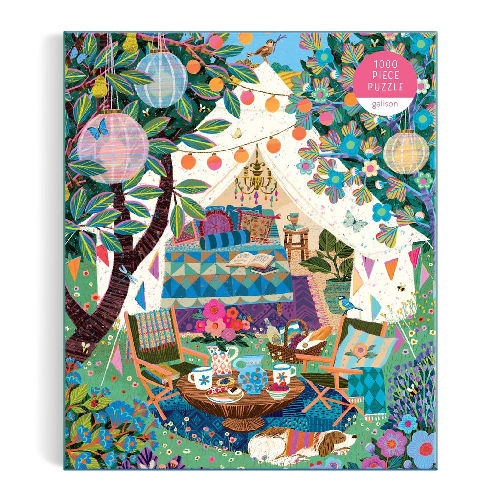 Galison | 1000 Pieces | Blooming Escape Puzzle