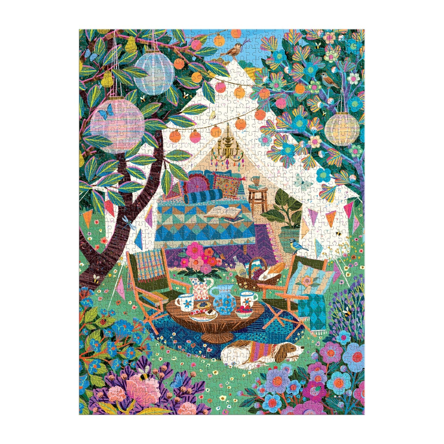 Galison | 1000 Pieces | Blooming Escape Puzzle