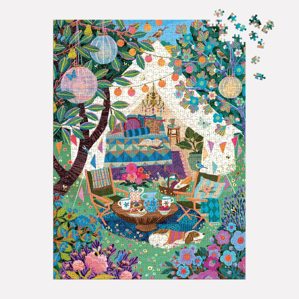 Galison | 1000 Pieces | Blooming Escape Puzzle
