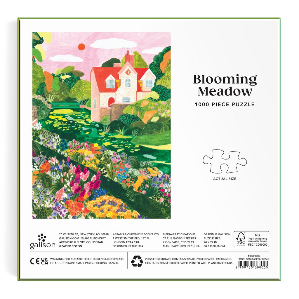 Galison | 1000 Pieces | Blooming Meadow Puzzle