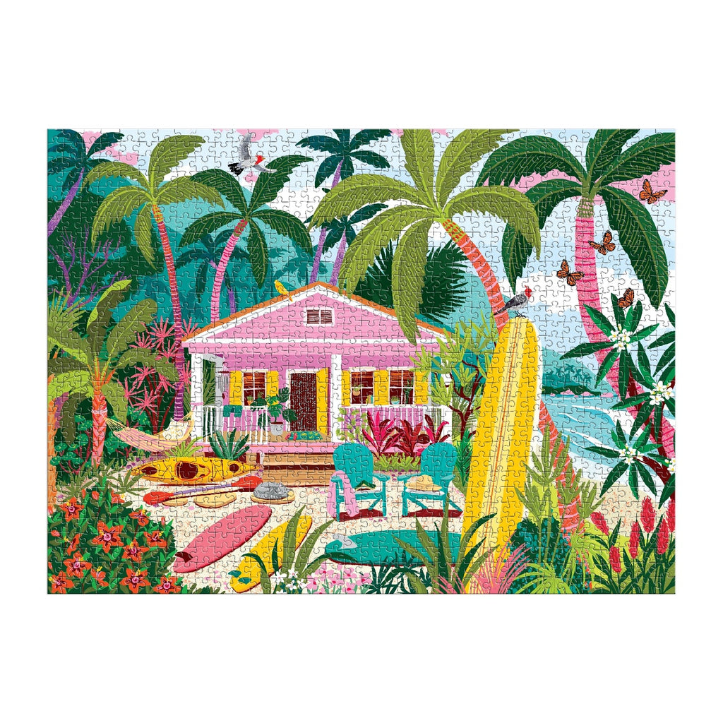 Galison | 1000 Pieces | Surfside Bungalow Puzzle