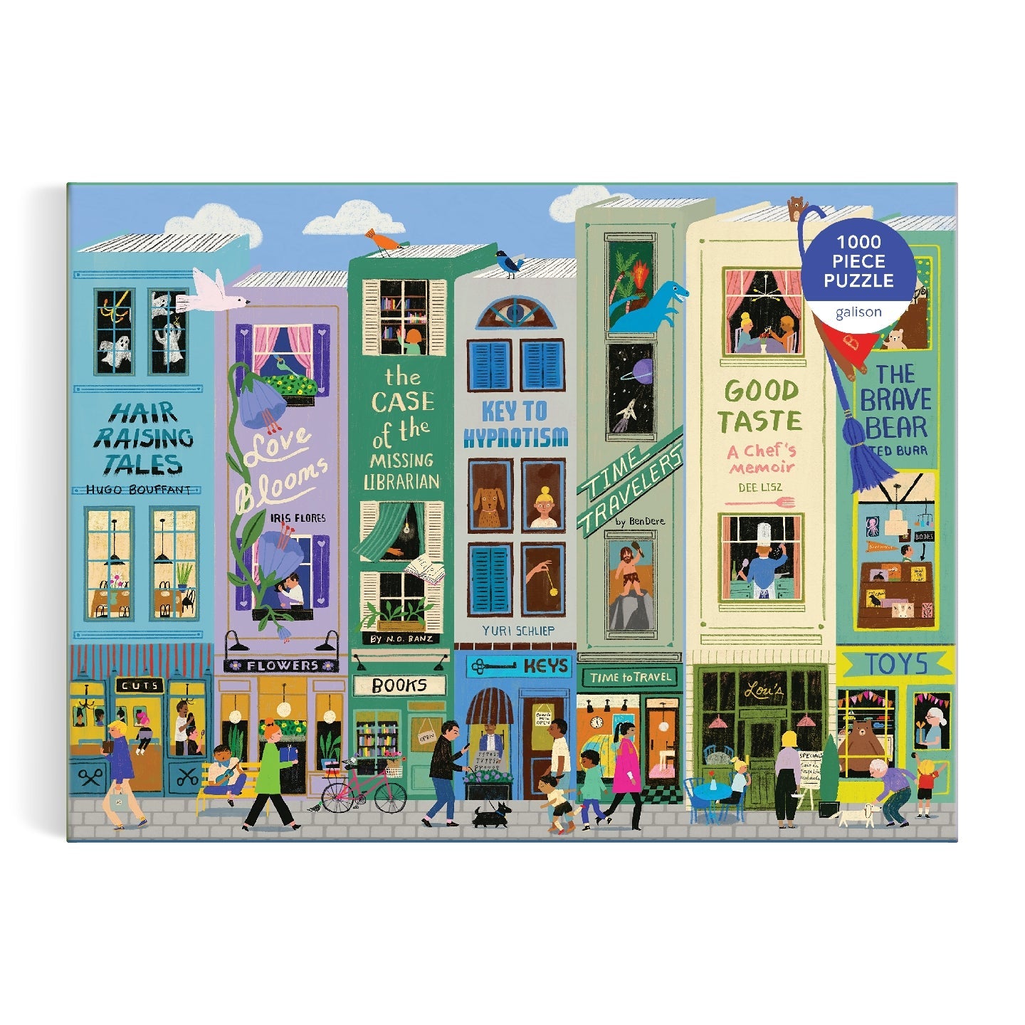 Galison | 1000 Pieces | Main Street Books Puzzle