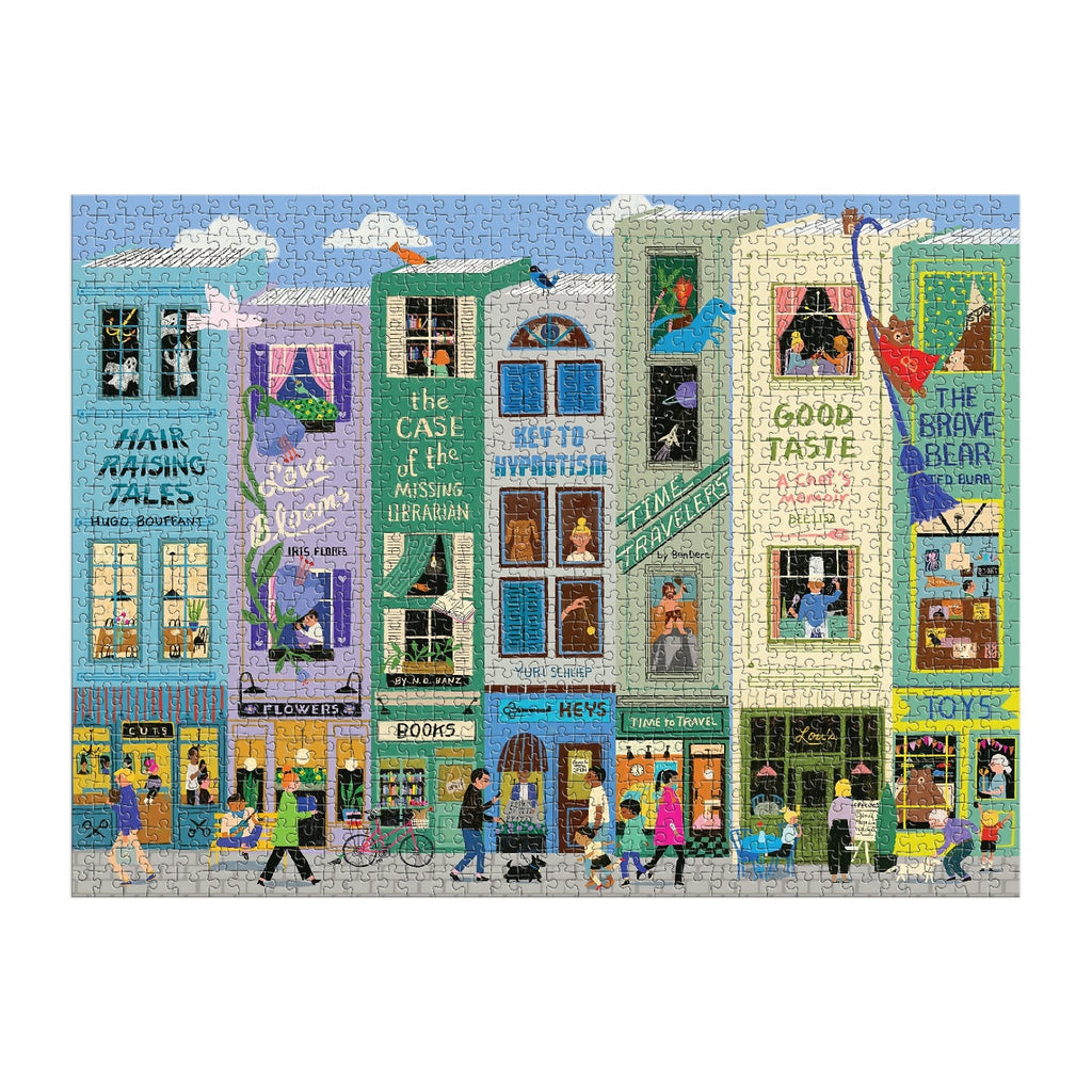 Galison | 1000 Pieces | Main Street Books Puzzle