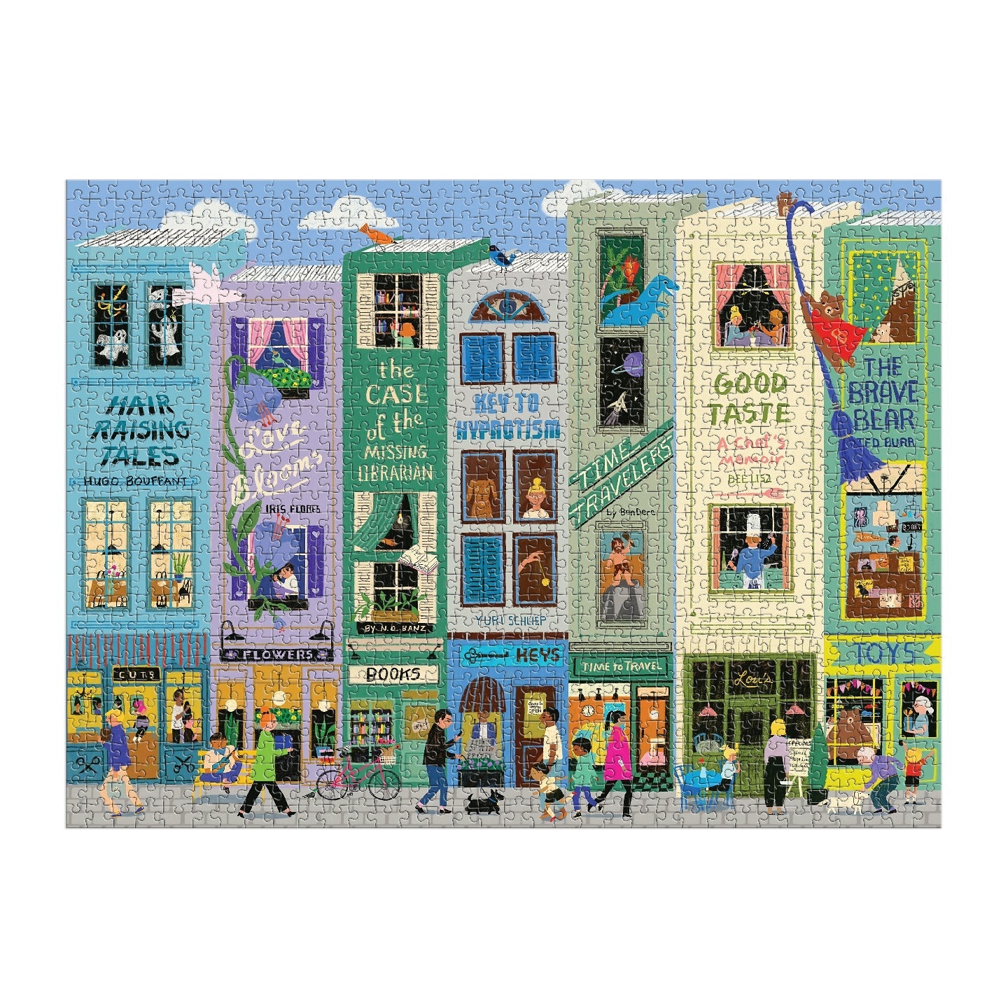 Galison | 1000 Pieces | Main Street Books Puzzle