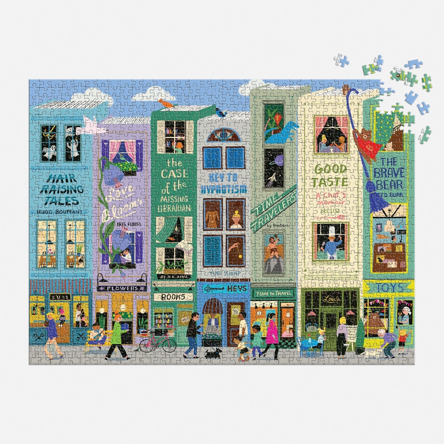 Galison | 1000 Pieces | Main Street Books Puzzle