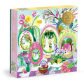 Galison | 500 Pieces | Windows To Spring Foil Puzzle