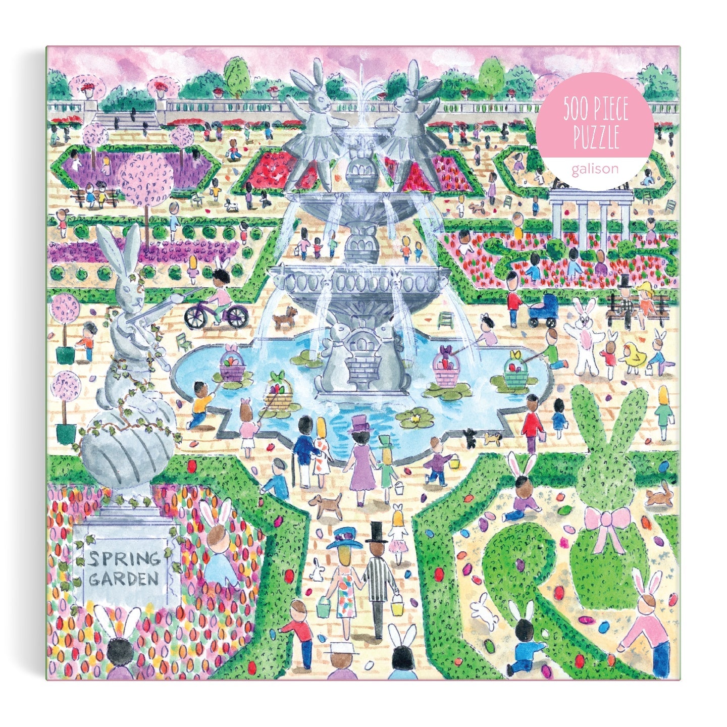 Galison | 500 Pieces | Spring Egg Hunt Puzzle