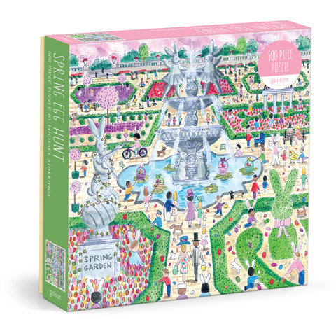 Galison | 500 Pieces | Spring Egg Hunt Puzzle