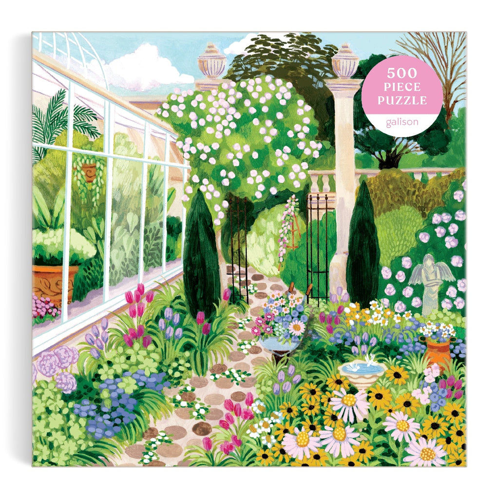 Galison | 500 Pieces | Evergreen Gardens Puzzle