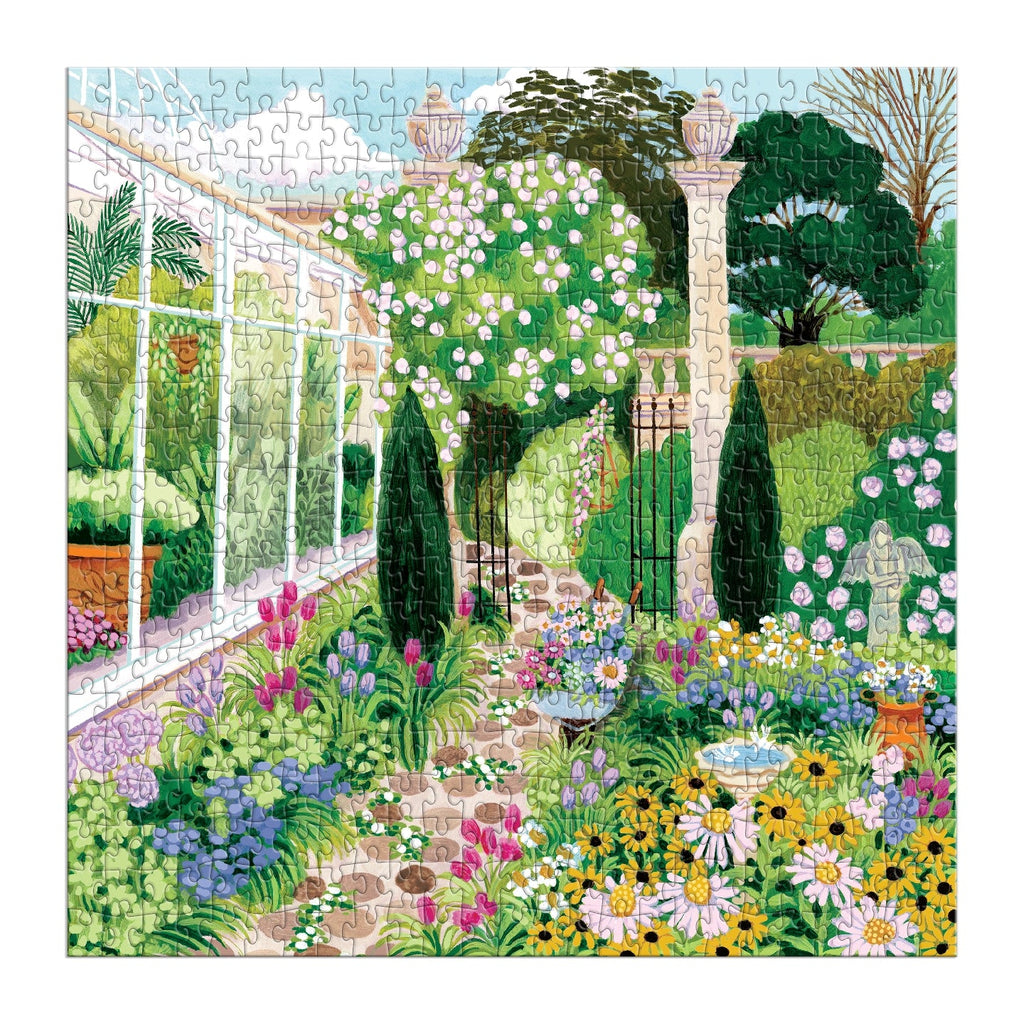 Galison | 500 Pieces | Evergreen Gardens Puzzle