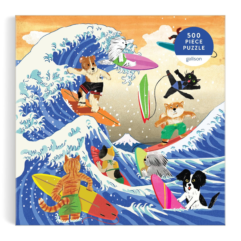 Galison | 500 Pieces | The Great Surf Puzzle