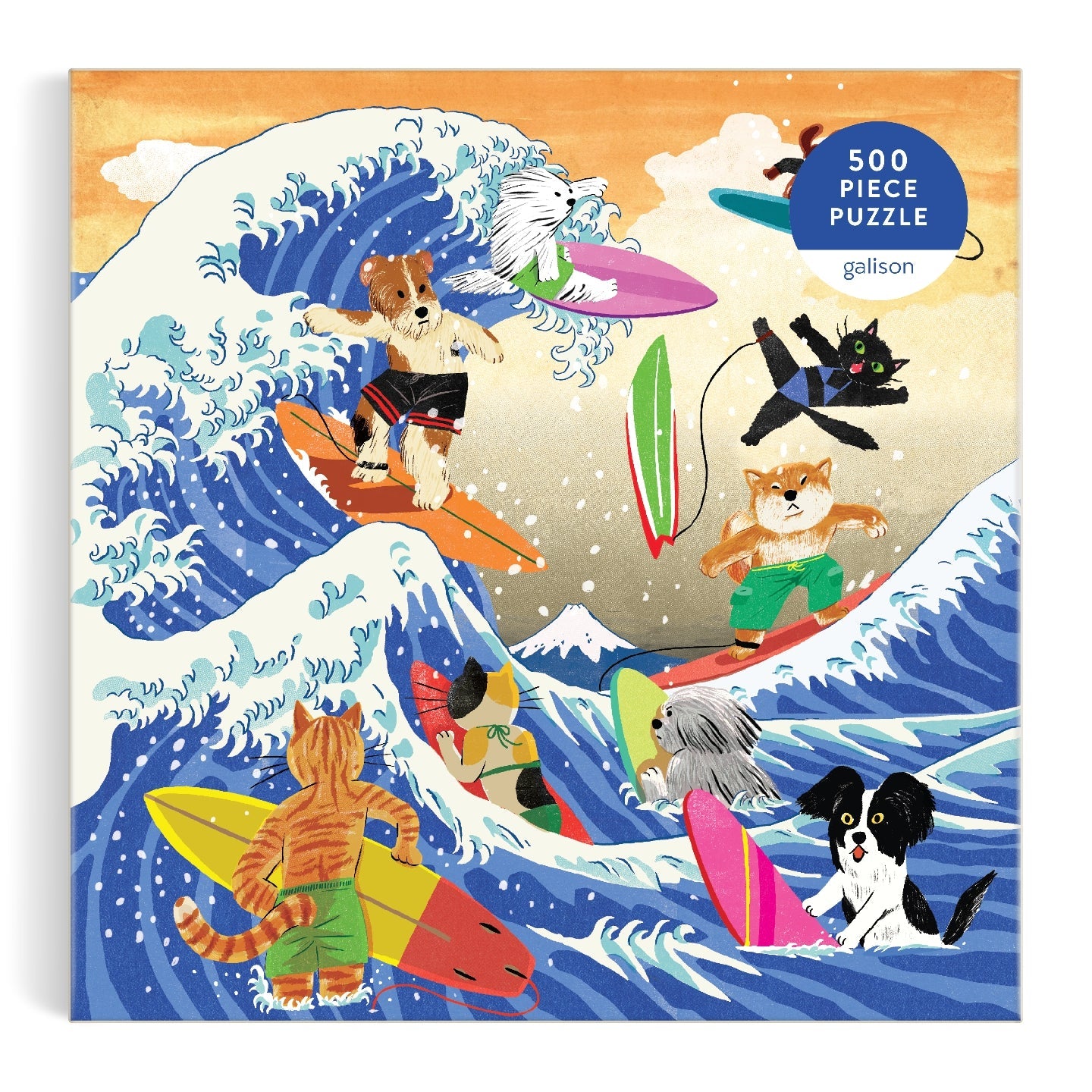 Galison | 500 Pieces | The Great Surf Puzzle