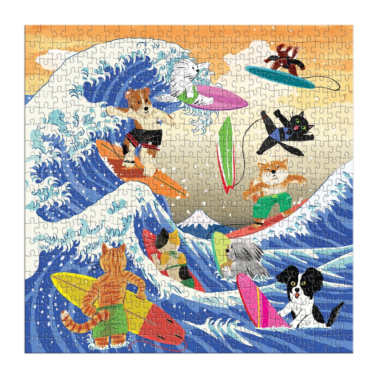 Galison | 500 Pieces | The Great Surf Puzzle