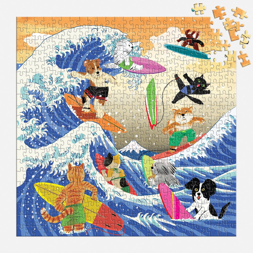 Galison | 500 Pieces | The Great Surf Puzzle