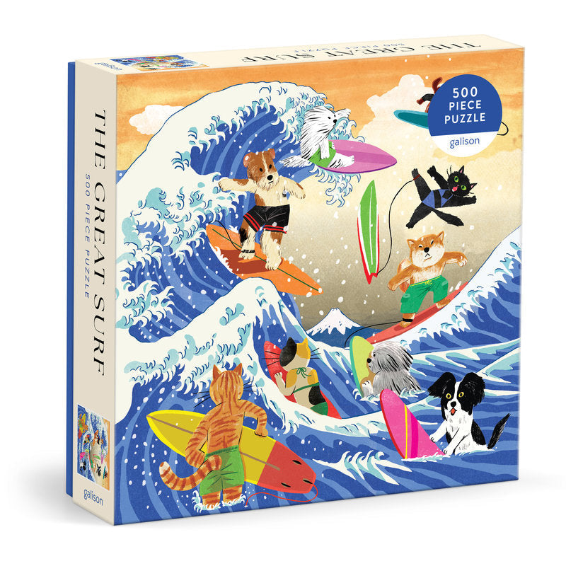 Galison | 500 Pieces | The Great Surf Puzzle