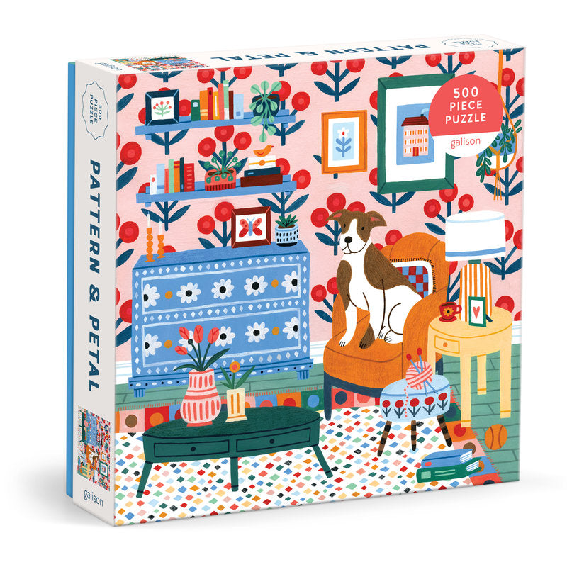 Galison | 500 Pieces | Pattern & Petal Puzzle