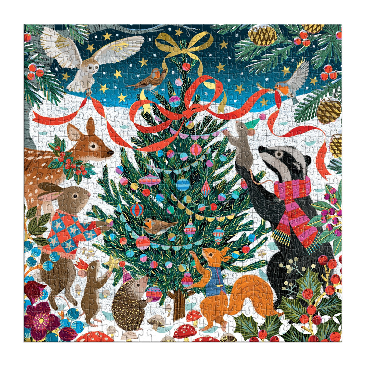 Galison | 500 Pieces | Woodland Merrymakers