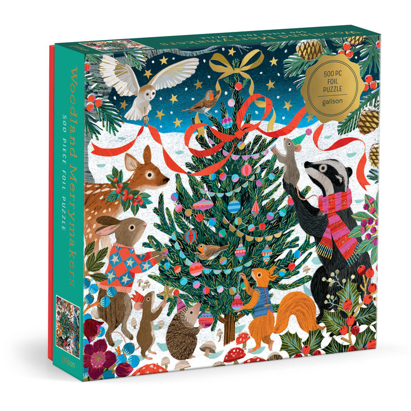 Galison | 500 Pieces | Woodland Merrymakers