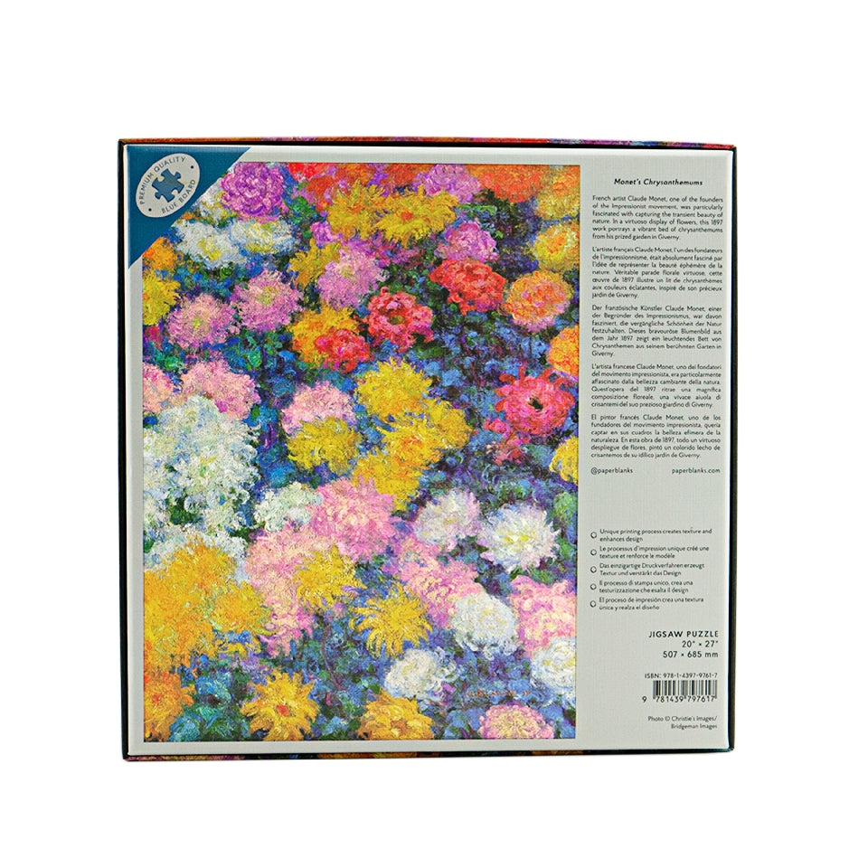 Paperblanks | 1000 Pieces | Monet Chrysanthemums