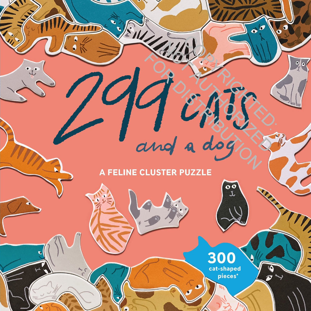 Laurence King | 299 Cats (and a Dog) 300 Piece Cluster Puzzle
