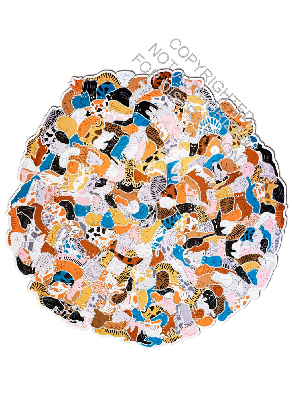 Laurence King | 299 Cats (and a Dog) 300 Piece Cluster Puzzle