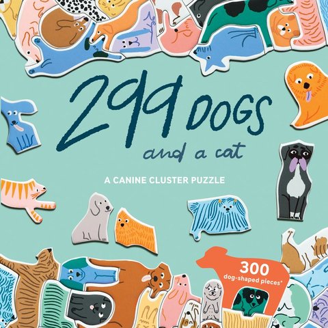 Laurence King | 299 Dogs (and a cat) 300 Piece Puzzle