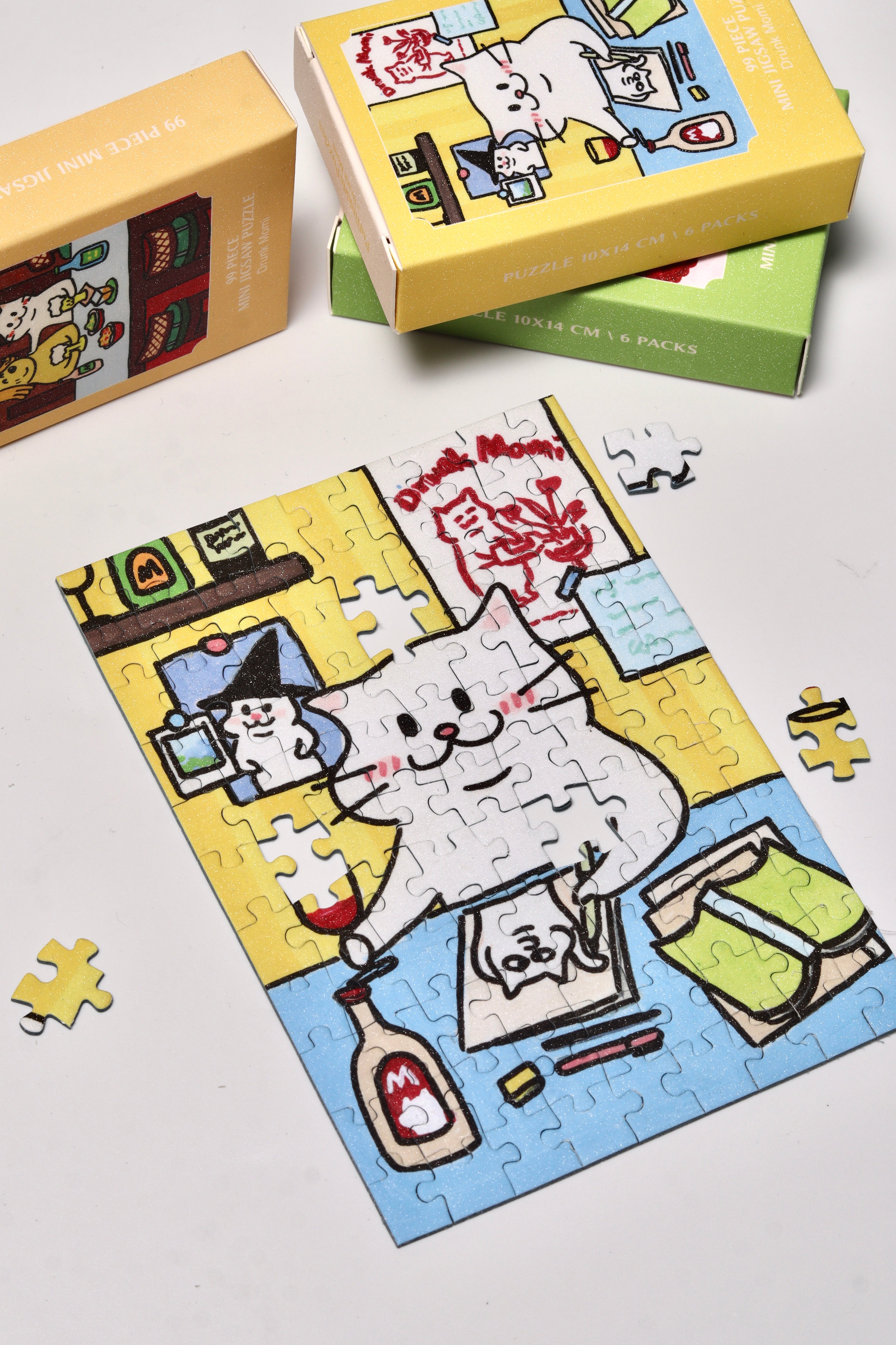 PuffinKids | Puzzle Set| Drunk Momi2