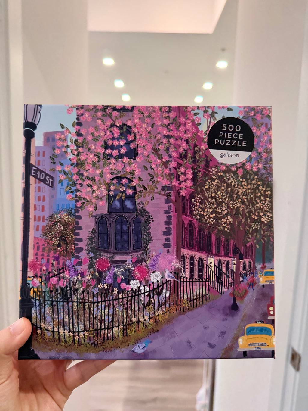 Galison | 500 Pieces | Blooming Streets Puzzle