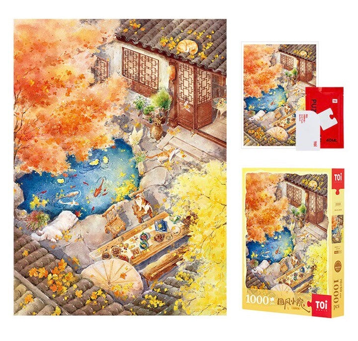 TOI | 1000 Pieces | Autumn in Courtyard 国风小院秋-山居秋暝