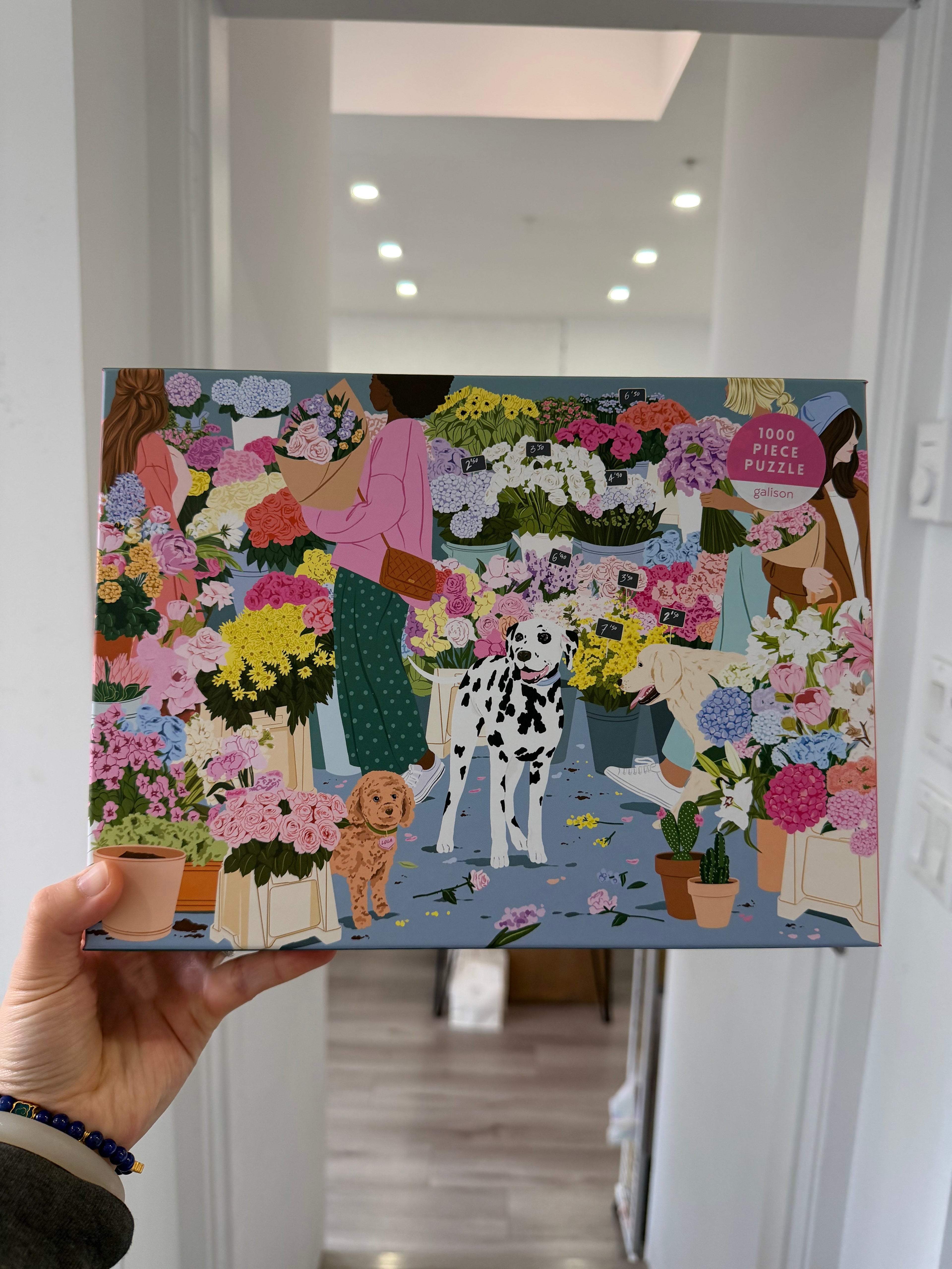 Galison | 1000 Pieces | Flower Market Puzzle