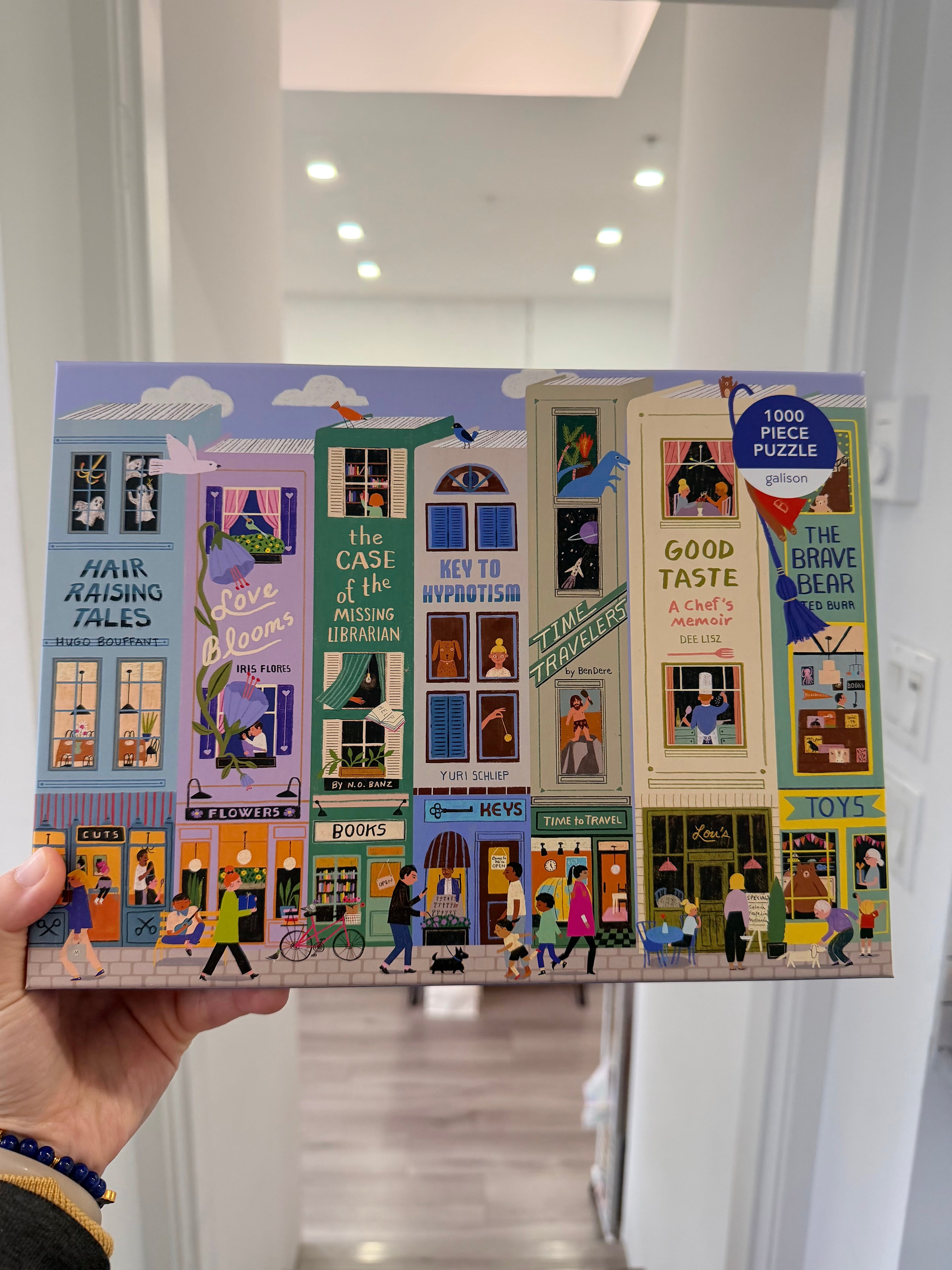 Galison | 1000 Pieces | Main Street Books Puzzle