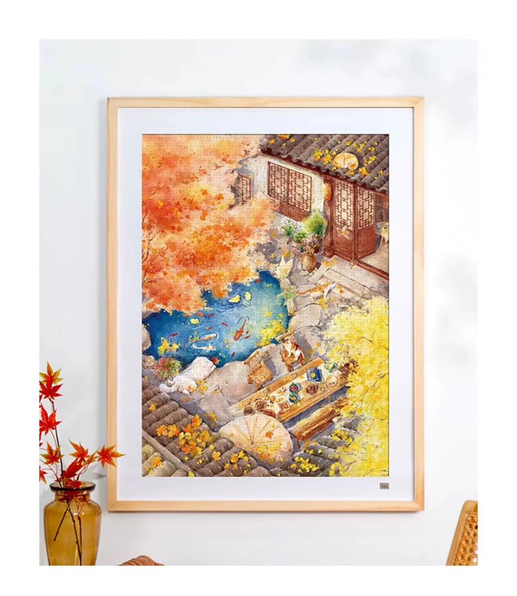 TOI | 1000 Pieces | Autumn in Courtyard 国风小院秋-山居秋暝