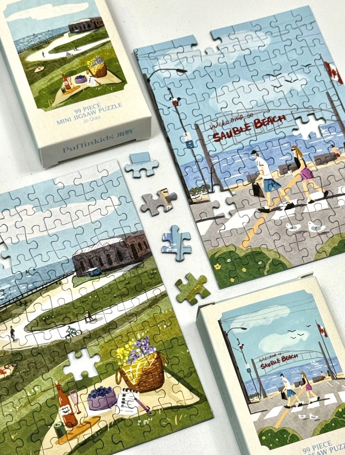 PuffinKids | 99 Pcs*6 Puzzle Set | Trip To Toronto 多伦多之旅小拼