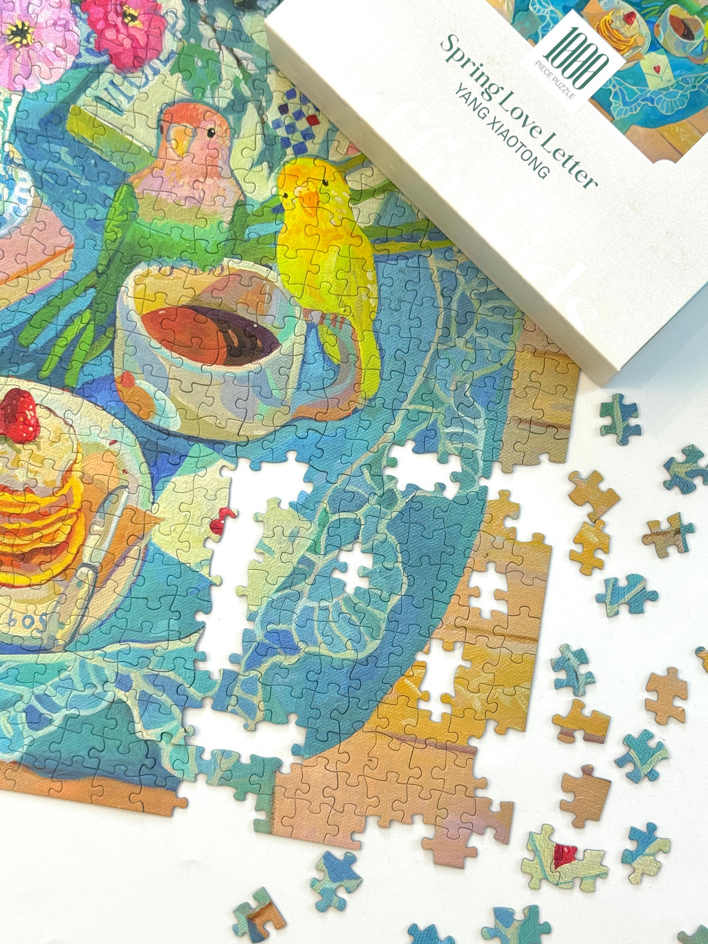 PuffinKids | 1000 Pieces |Spring Love Letter