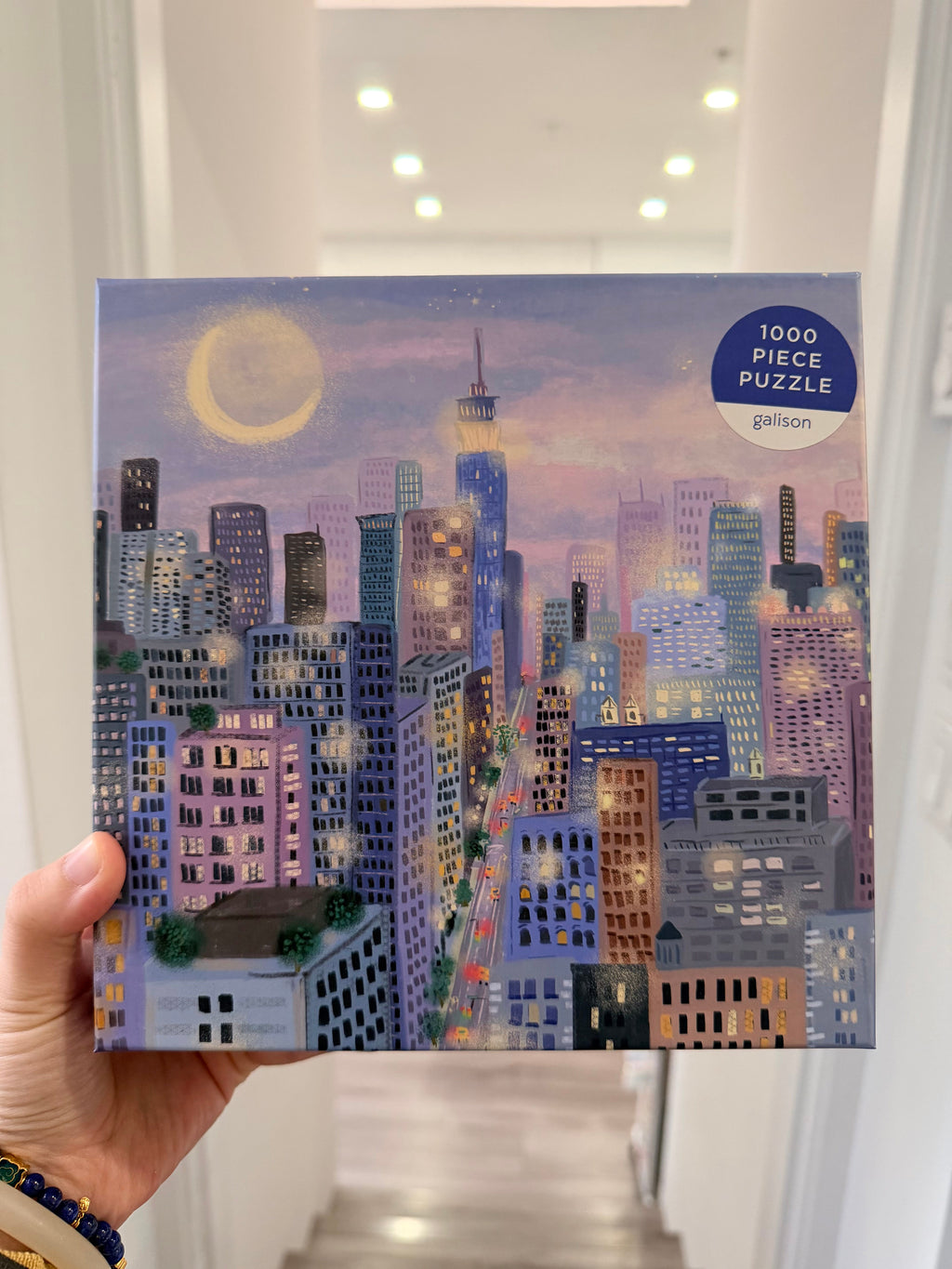 Galison | 1000 Pieces | City Lights Puzzle