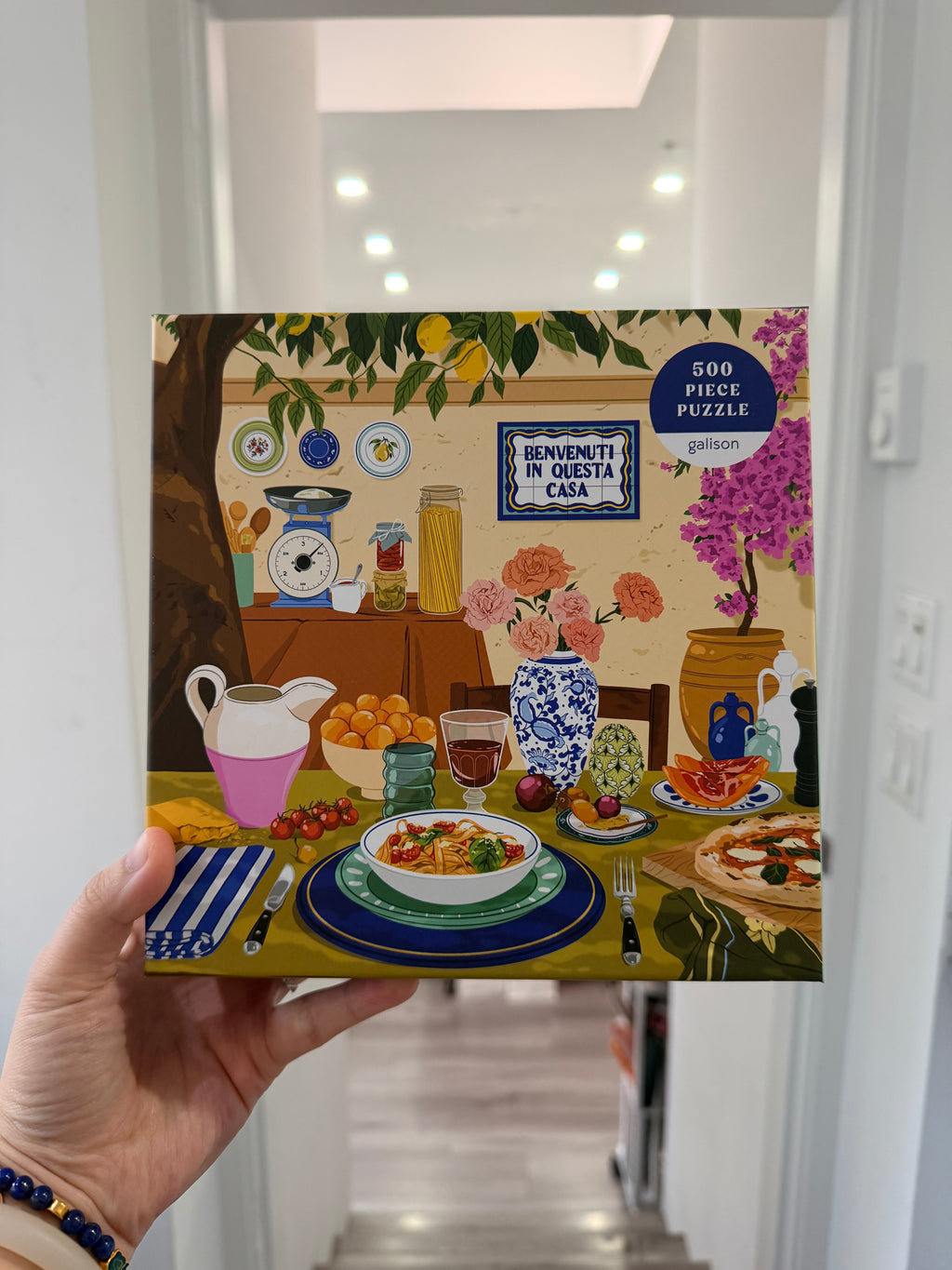 Galison | 500 Pieces | Tuscan Afternoon Puzzle
