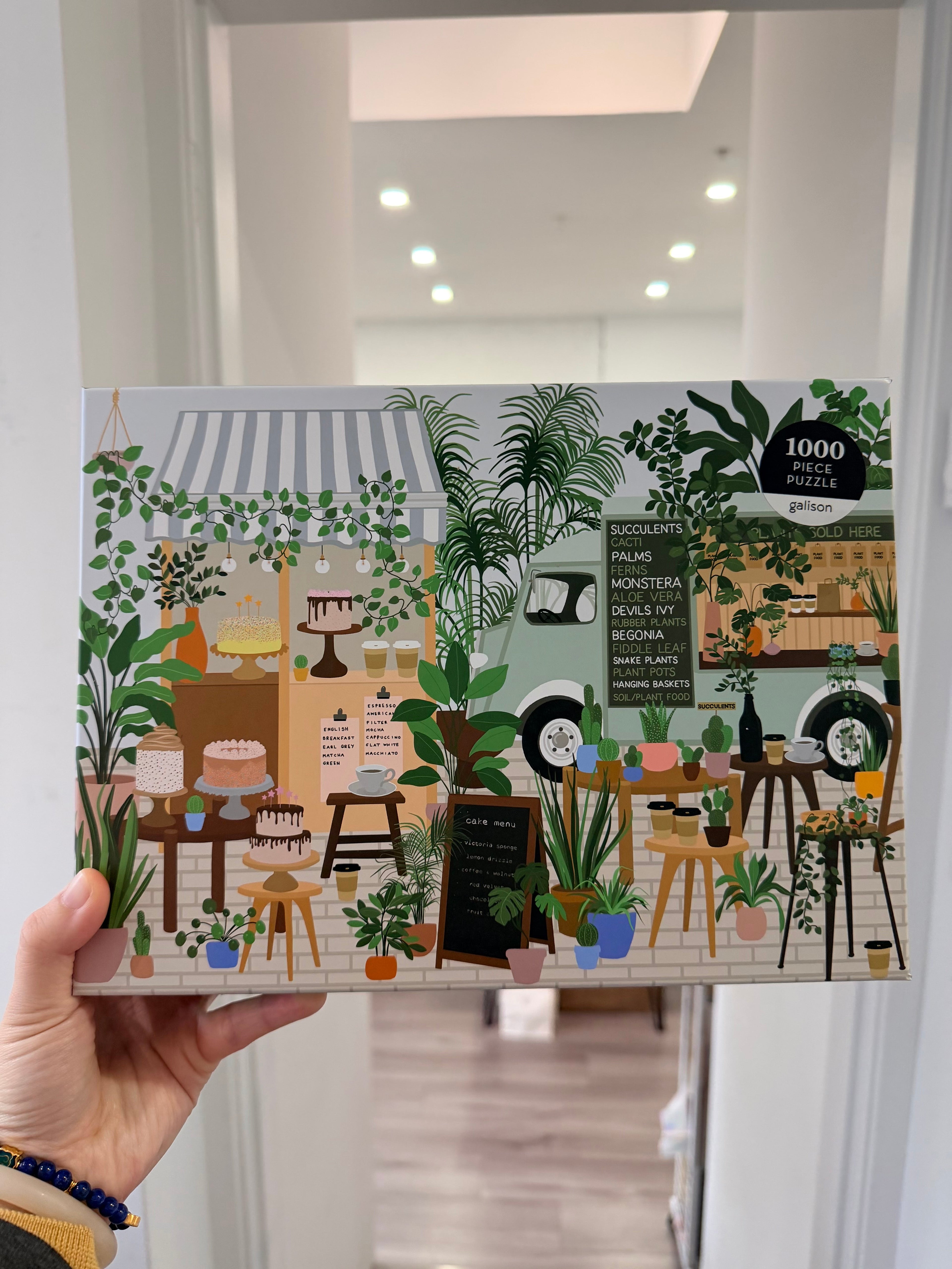 Galison | 1000 Pieces | Plant Cafe Puzzle