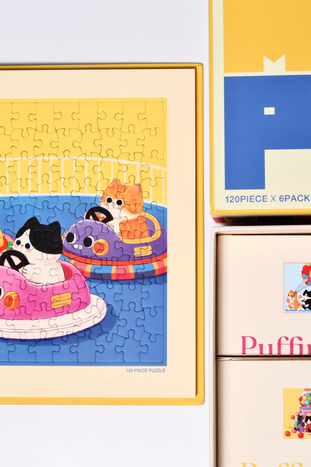 PuffinKids | Puzzle Set| Amusement Park Storybook