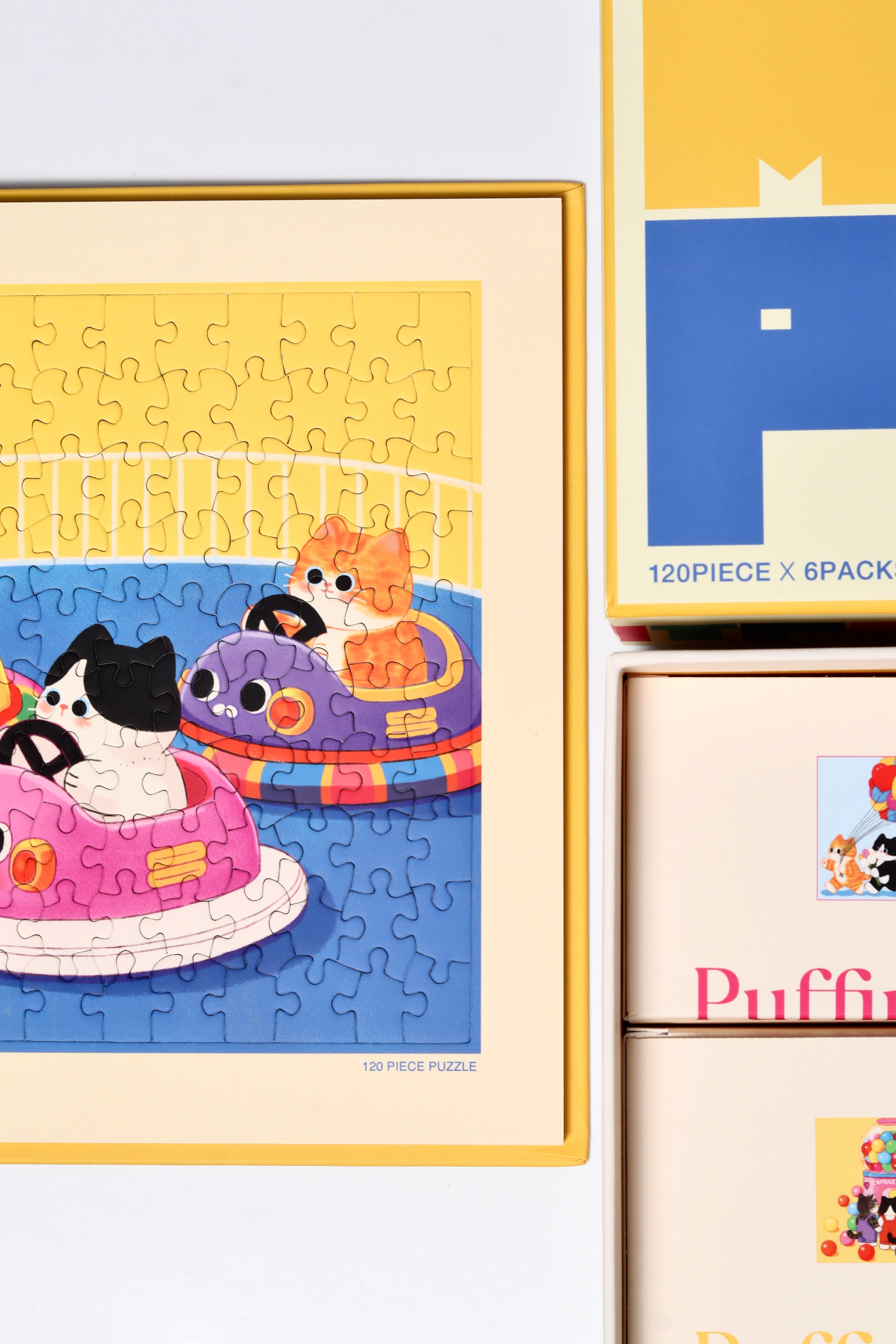 PuffinKids | Puzzle Set| Amusement Park Storybook