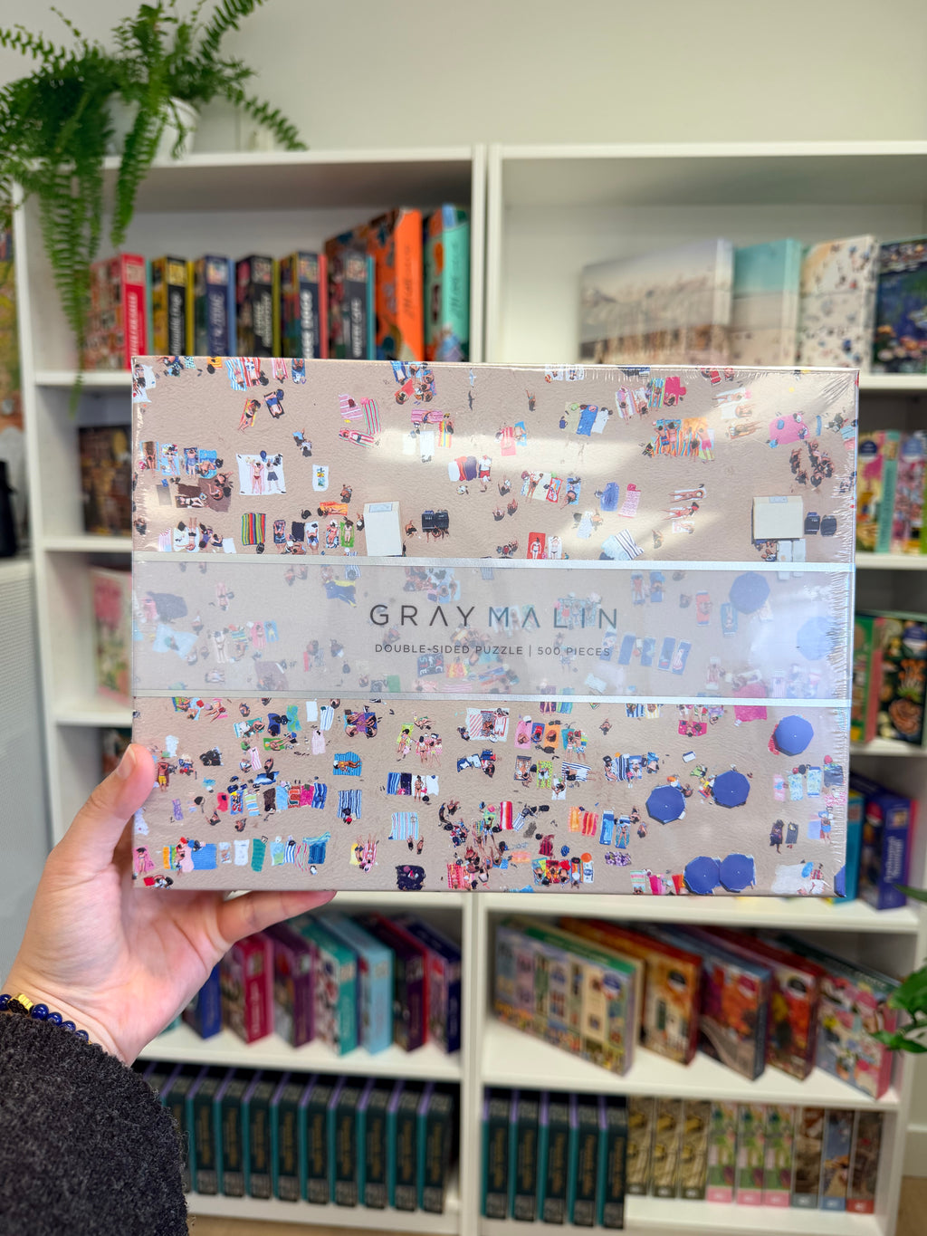 Galison | 500 Pieces | Gray Malin The Beach Double Sided Puzzle